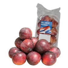 Hollandse pruimen verpakt